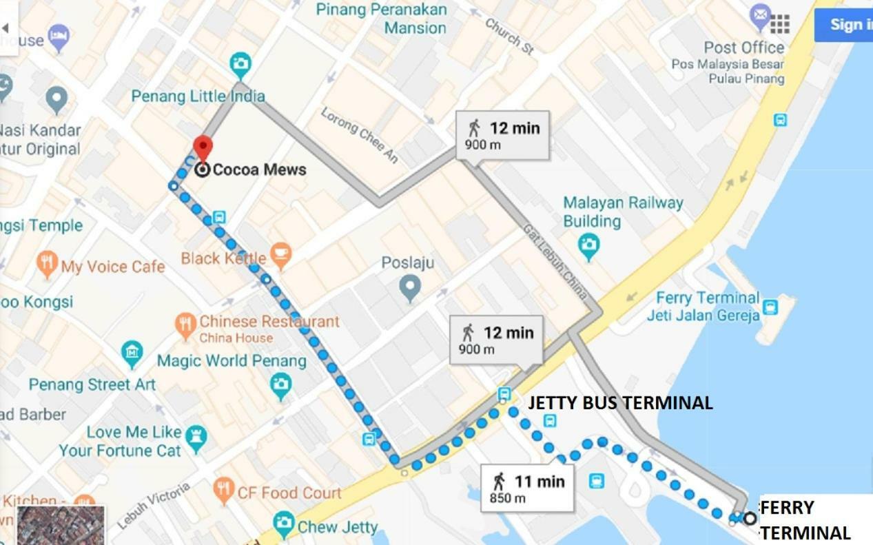 Cocoa Mews Cafe And Homestay George Town Esterno foto